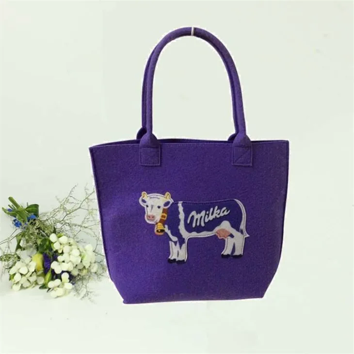 Madingas „pasidaryk pats“ veltinio krepšys yra dovanų krepšys ir labai tinka apsipirkimui